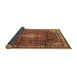 Sideview of Persian Brown Traditional Rug, tr4070brn