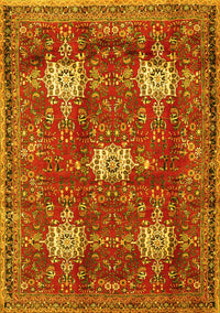 Persian Yellow Traditional Rug, tr4071yw