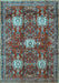 Persian Light Blue Traditional Rug, tr4071lblu