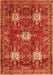 Persian Orange Traditional Rug, tr4071org