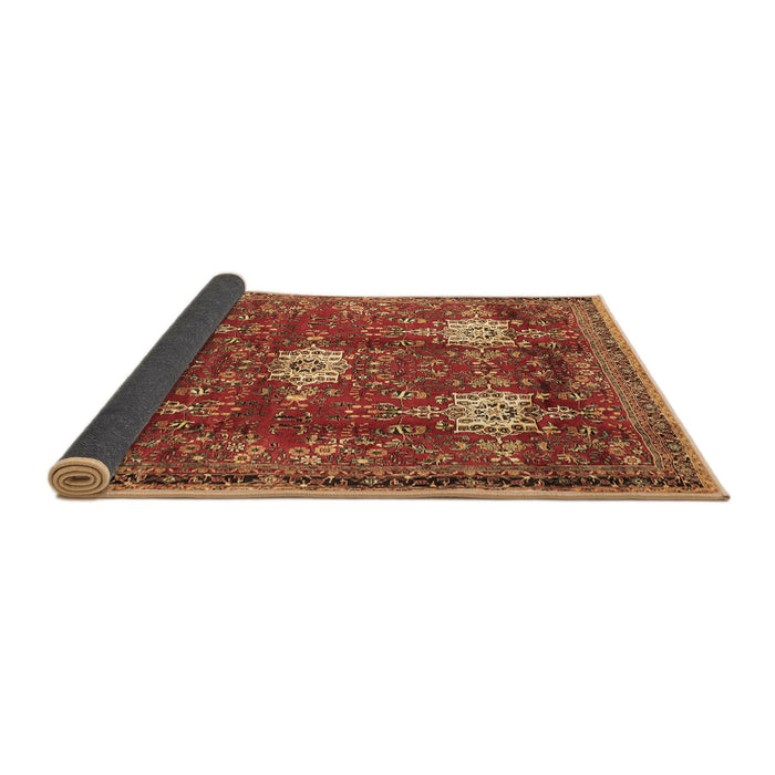 Sideview of Persian Brown Traditional Rug, tr4071brn