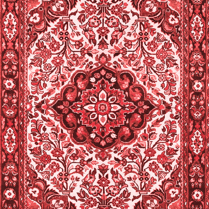 Machine Washable Persian Red Traditional Rug, wshtr4072red
