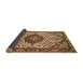 Sideview of Persian Brown Traditional Rug, tr4072brn