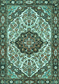 Persian Turquoise Traditional Rug, tr4072turq