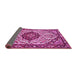 Sideview of Persian Pink Traditional Rug, tr4072pnk