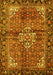 Machine Washable Persian Yellow Traditional Rug, wshtr4073yw