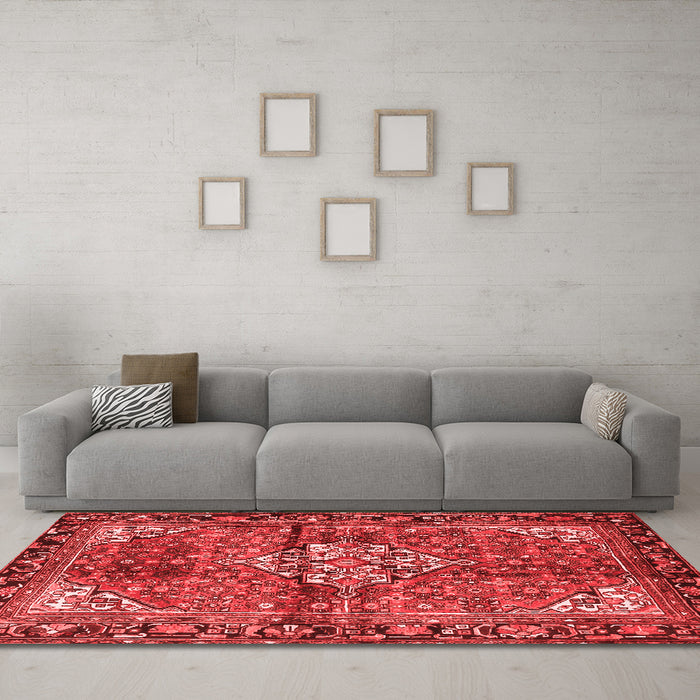 Traditional Red Washable Rugs