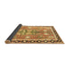 Sideview of Persian Brown Traditional Rug, tr4074brn