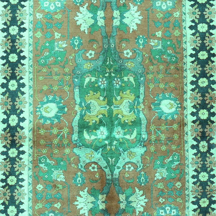 Persian Turquoise Traditional Rug, tr4074turq