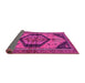 Sideview of Persian Pink Traditional Rug, tr4075pnk