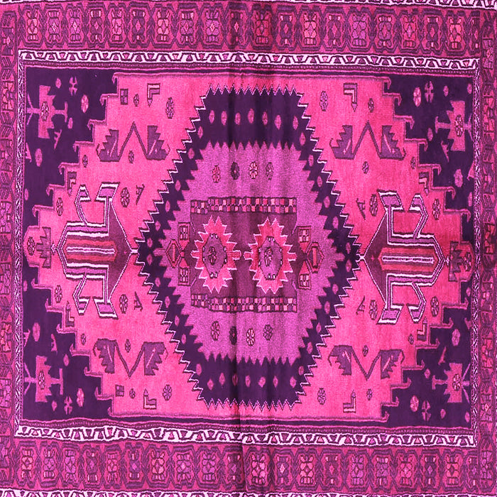 Square Persian Pink Traditional Rug, tr4075pnk