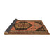 Sideview of Persian Brown Traditional Rug, tr4075brn