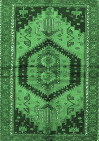 Persian Emerald Green Traditional Rug, tr4075emgrn