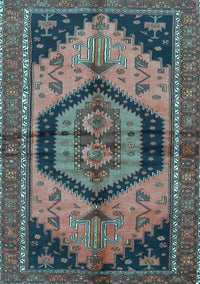 Persian Light Blue Traditional Rug, tr4075lblu