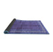 Sideview of Persian Blue Traditional Rug, tr4076blu