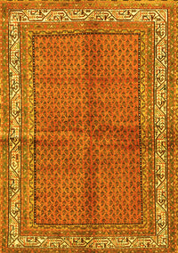 Persian Yellow Traditional Rug, tr4076yw