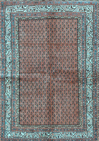 Persian Light Blue Traditional Rug, tr4076lblu