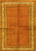 Machine Washable Persian Yellow Traditional Rug, wshtr4076yw