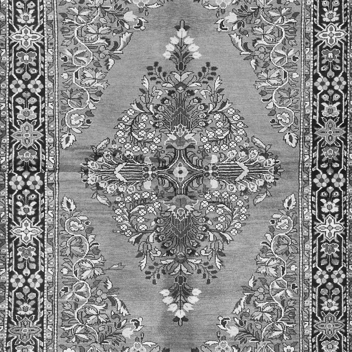 Medallion Gray Traditional Rug, tr4077gry