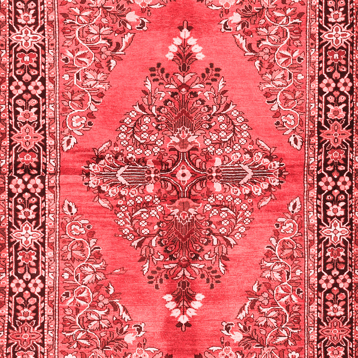 Medallion Red Traditional Area Rugs