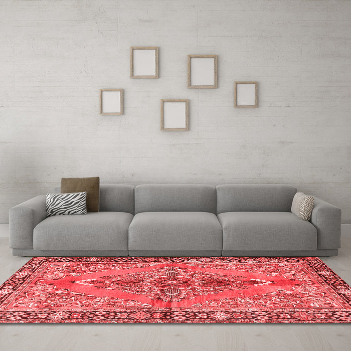 Traditional Red Washable Rugs