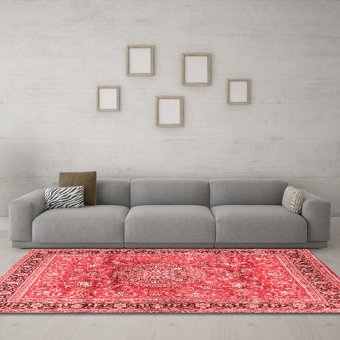 Traditional Red Washable Rugs