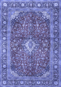 Medallion Blue Traditional Rug, tr4079blu