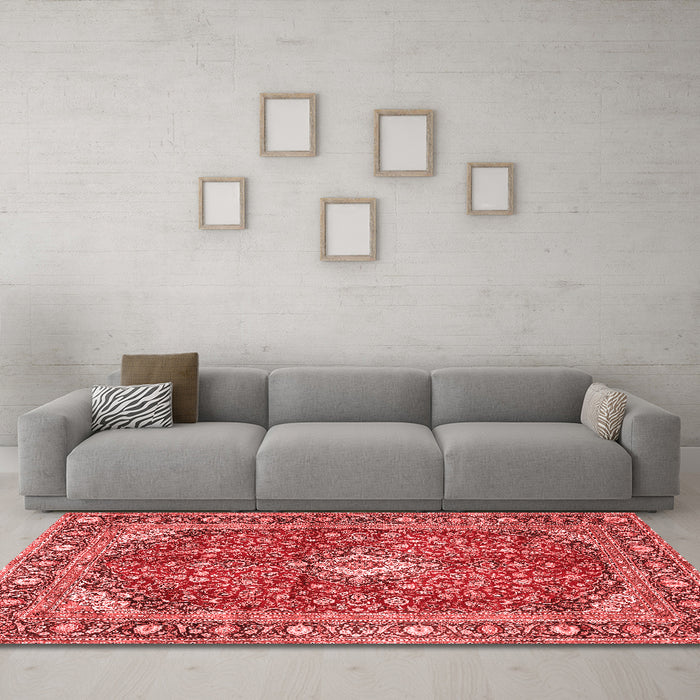 Traditional Red Washable Rugs