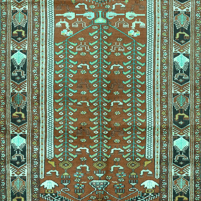 Persian Turquoise Traditional Rug, tr407turq