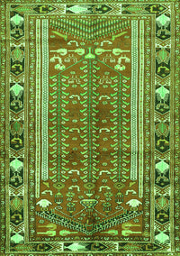 Persian Green Traditional Rug, tr407grn