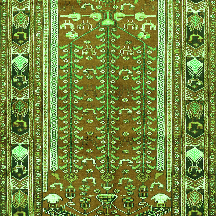 Persian Green Traditional Rug, tr407grn