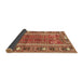 Sideview of Persian Brown Traditional Rug, tr407brn