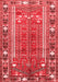 Persian Red Traditional Area Rugs