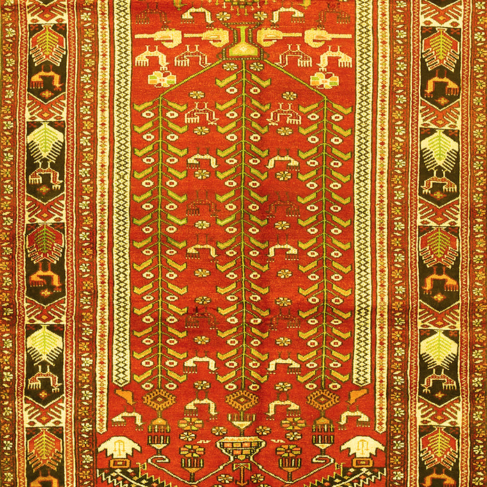 Persian Yellow Traditional Rug, tr407yw