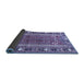 Sideview of Persian Blue Traditional Rug, tr407blu