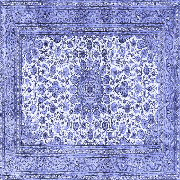 Square Persian Blue Traditional Rug, tr4080blu
