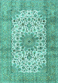 Persian Turquoise Traditional Rug, tr4080turq