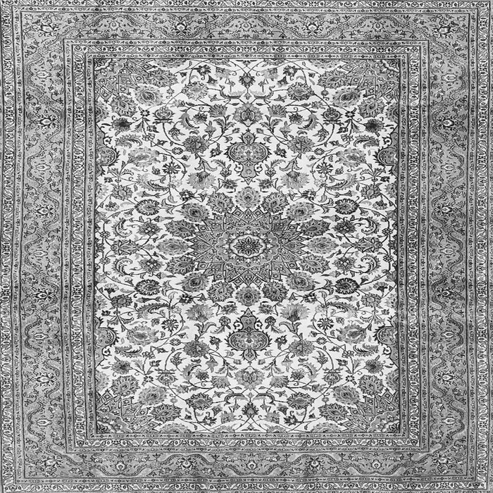 Serging Thickness of Persian Gray Traditional Rug, tr4080gry