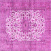 Square Persian Pink Traditional Rug, tr4080pnk