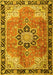 Machine Washable Persian Yellow Traditional Rug, wshtr4081yw