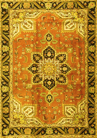 Persian Yellow Traditional Rug, tr4081yw