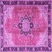 Square Persian Purple Traditional Rug, tr4081pur