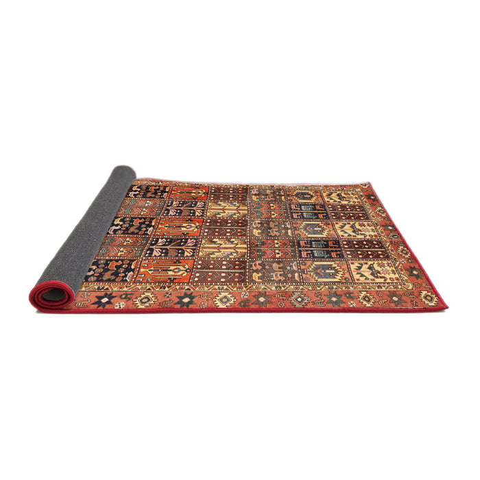 Sideview of Traditional Sand Brown Persian Rug, tr4082