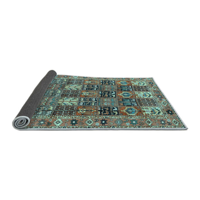 Sideview of Persian Light Blue Traditional Rug, tr4082lblu