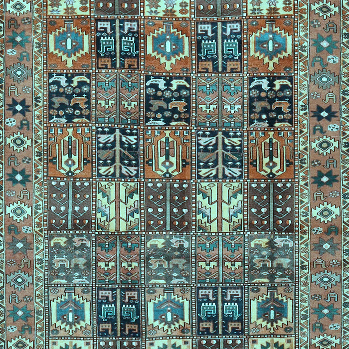 Machine Washable Persian Light Blue Traditional Rug, wshtr4082lblu