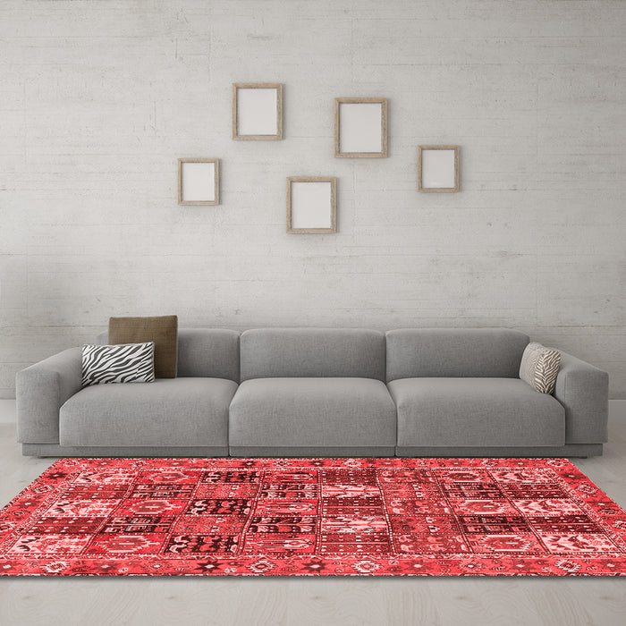 Traditional Red Washable Rugs