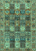 Persian Turquoise Traditional Rug, tr4082turq