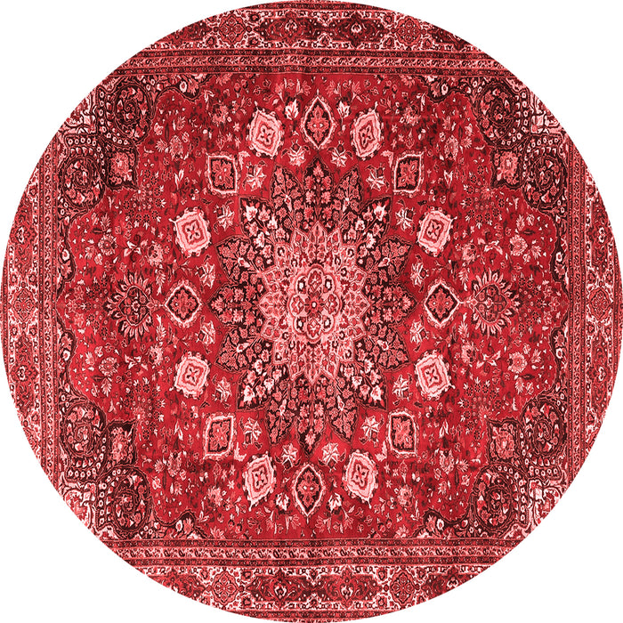 Medallion Red Traditional Rug, tr4083red