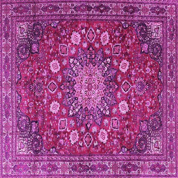 Square Medallion Pink Traditional Rug, tr4083pnk