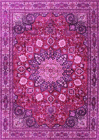 Medallion Pink Traditional Rug, tr4083pnk